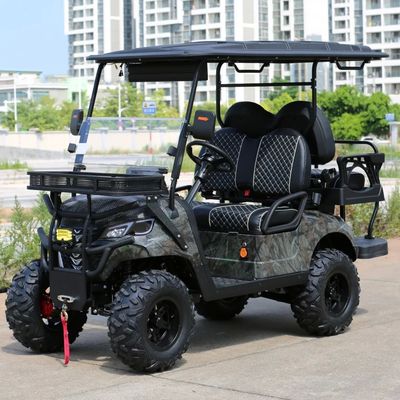 Harga yang bagus 4-Seat Electric Golf Cart With 14-Inch Off-Road Tires Q235 High-Strength Chassis And 10-Inch Multimedia Screen on line