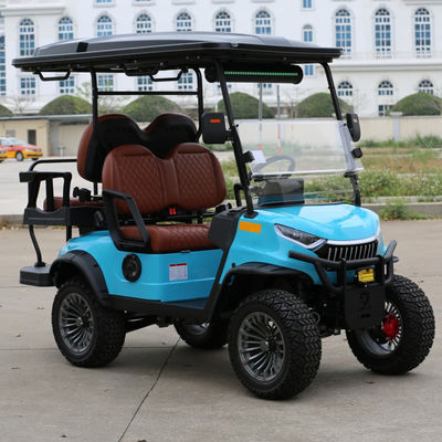 Harga yang bagus 4 Seats Electric Golf Cart With Camouflage Color Aluminium Frame And Hydraulic Brake For Tourist Areas on line