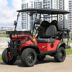 Harga yang bagus New Model Electric Golf Cart with 14-inch Wheels Q235 Chassis and 10-inch Display for Comfort Driving on line