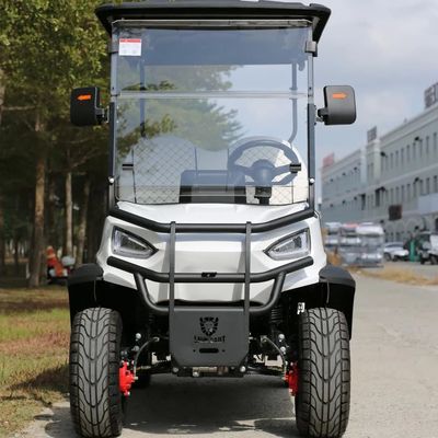 Harga yang bagus 4 Seats Electric Golf Cart With Cargo Box 48V Maintenance-Free Battery And High-Strength Chassis on line