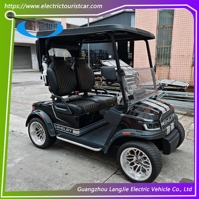 Harga yang bagus 2 Seaters Electric Golf Cart with Power-Assisted Steering Double Swing Arm Suspension and Foldable Windshield on line