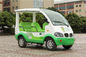 Mobil golf hijau 4 penumpang kereta listrik golf murah kereta mobil golf untuk hotel pemasok