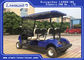 Jenis Bahan Bakar White Street Legal Electric 4 Penumpang Golf Cart 48V / 3KW Dengan Keranjang pemasok