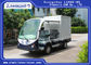 Balck Seats Electric Freight Car / Electric Truck Van dengan muatan kargo Max 450KGS. Kecepatan 28km / H pemasok