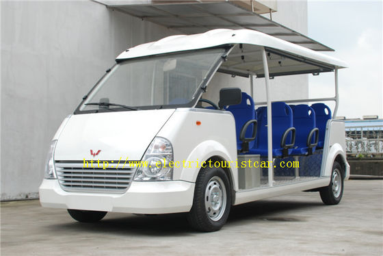 Mobil wisata listrik untuk Park Resort dengan power steering dan suspensi opsional untuk pengalaman mengemudi yang mulus
