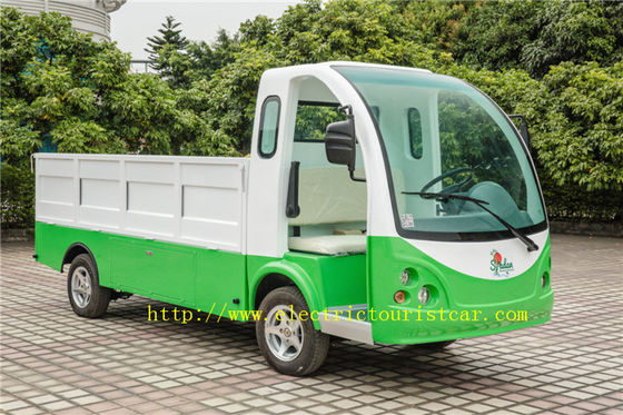 2 kursi Electric Baggage Cart AC Motor Untuk Hotel 48v/5kw Sponge Dengan Kursi Kulit Buatan