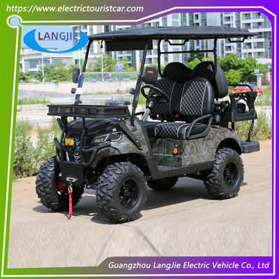 Mobil Golf 4 Kursi yang Bisa Disesuaikan, Buggy Golf Baterai