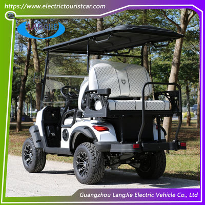 4 Seater Electric Car CE Disetujui Club Car Presiden Golf Trolley AC Motor terpisah