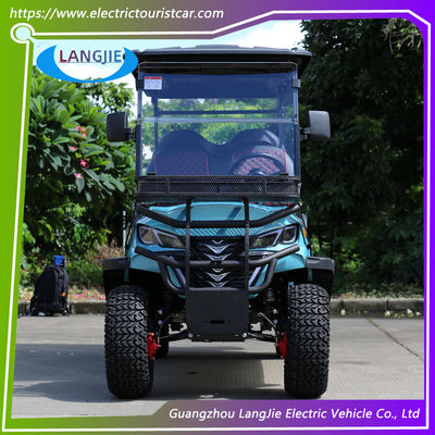 Off-Road 6 Seat Electric Golf Cart Dengan Motor AC 48V / 5KW Untuk Kegiatan Luar Ruang