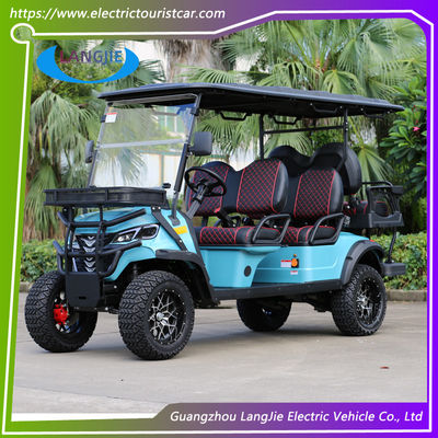 Harga yang bagus Berkinerja tinggi 5KW AC Motor Off-Road Electric Hunting Cart 6 Seats Lifted Golf Cart on line