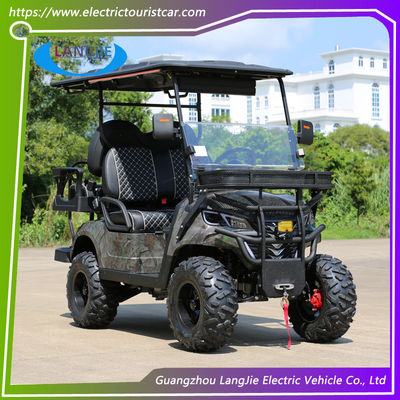 4 Seater Electric Golf Cart Battery Power Golf Car Recharge Waktu 8-10h Jangkauan 80km