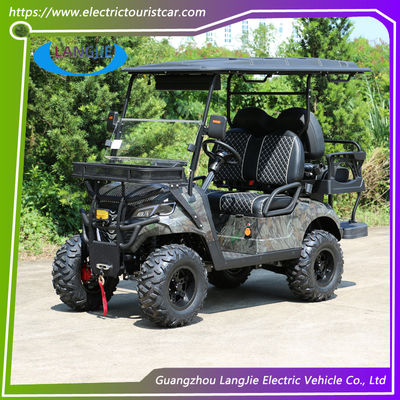 2 Seats Street Legal Electric Golf Carts 4 Wheel Drive Mobility Scooter 5Kw Kekuatan Motor