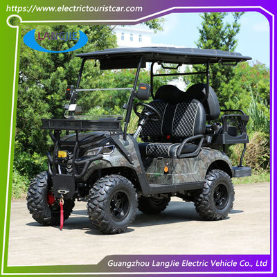 Electric Street Legal Golf Cart 4 Seater Disesuaikan 5KW AC Motor Off Road Kereta berburu