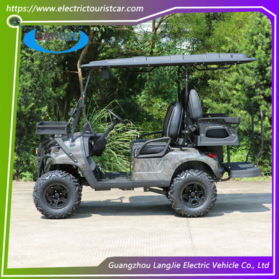 Harga yang bagus Kereta Golf Listrik 4 Kursi Hitam Kereta Golf Listrik Nyaman on line