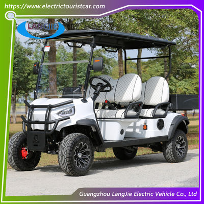 4 Seat Electric Golf Buggy Baterai-dioperasikan Electric Hunting Cart Dengan Sertifikat CE