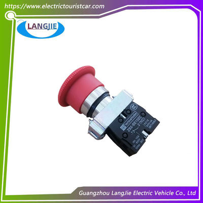 Tombol Reset Stop Darurat Merah Jamur Tombol Saklar Untuk Marshell Golf Cart