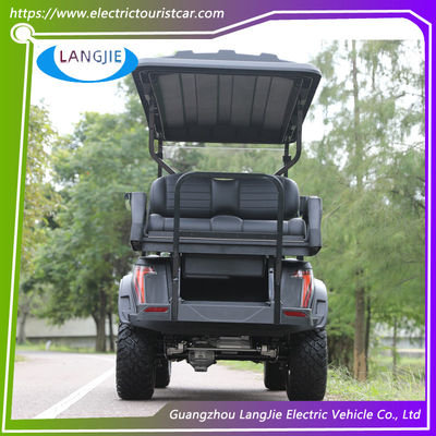 AC Motor 4 Seat Electric Golf Car Warna Disesuaikan Hunting Golf Carts Max.speed 40km/h
