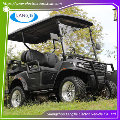 Harga yang bagus 48V Electric Golf Carts 4 Seat Dengan Controller Motor AC Warna Hitam on line