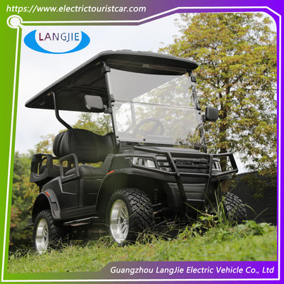 Harga yang bagus 4 kursi AC Motor Electric Hunting Car 2 Baris Untuk Tempat Pernikahan 30% Kemampuan Mendaki on line