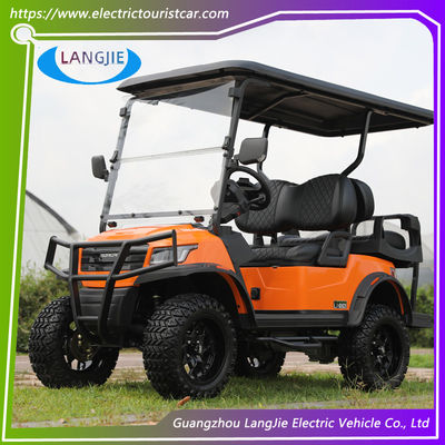48V Electric Club Car 4 Seats Golf Buggy Dengan CE Street Legal Untuk Kepuasan Pelanggan