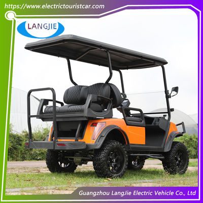 48V Electric Club Car 4 Seats Golf Buggy Dengan CE Street Legal Untuk Kepuasan Pelanggan