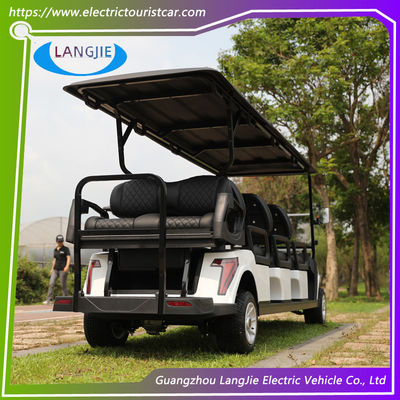 8 Orang Mini Electric Golf Carts AC Motorized Golf Carts Untuk Hotel