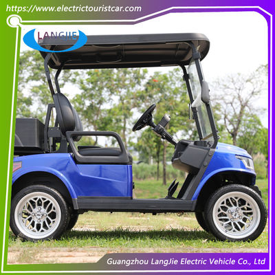 2 Seater Electric Golf Cart Dengan Cargo Box AC Motor Untuk Kinerja Lapangan Golf yang Optimal