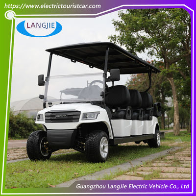 Harga yang bagus Pabrik 48 Volt Club Car Club Car Presiden 8 kursi Golf Cart AC Motor Untuk Resort on line