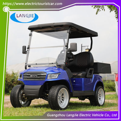 48 Volt Club Mobil Kargo Listrik Mobil 2 Kursi AC Motor Electric Food Cart Untuk Resort