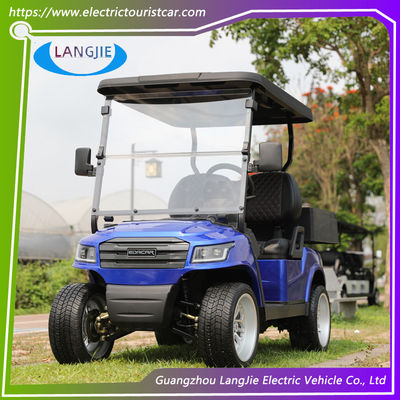 2 Seater Electric Cargo Electric Utility Carts 48V 5KW Dengan Bucket 80km Range