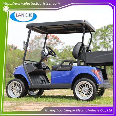 48 Volt Club Mobil Kargo Listrik Mobil 2 Kursi AC Motor Electric Food Cart Untuk Resort