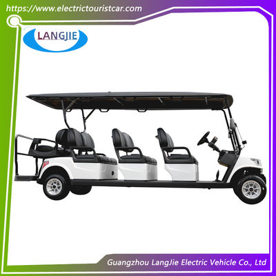 8 Penumpang Golf Cart 5KW AC MOTOR Buggy Golf Cart Untuk Resort Dan Desa