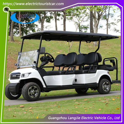 Harga yang bagus Club Mobil 6 Penumpang Golf Karet Dengan Baterai Kering Mobil Listrik Golf Karet Untuk Multi 8v * 6pcs on line