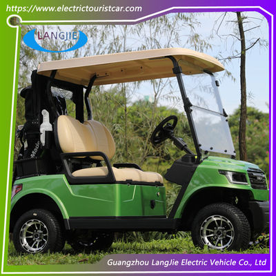 Safety Electric Golf Buggy 2 Seater Electric Car AC Motor Dengan Baterai Asam Gratis
