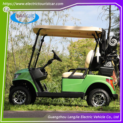 Mobil Klub Golf Listrik Berkualitas 2 Tempat Dengan Motor AC 48V 4KW Low Speed Golf Car