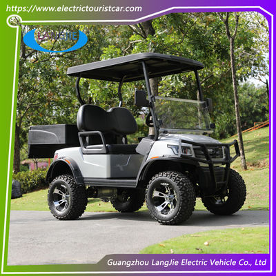 2 Seater Electric Car With Cargo Box 48V Club Car Utility Vehicle Untuk Hotel