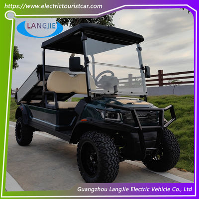 8 ~ 10h Recharge Electric Club Mobil AC Motor 48 Volt 2 Seater Golf Buggy Untuk Parkir
