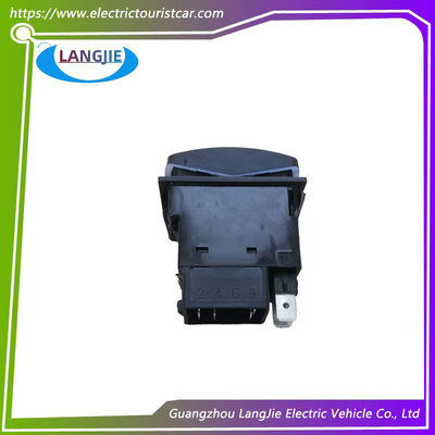 LVTONG Golf Cart Kualitas Tinggi Hitam Power Supply Depan Dan Belakang Switch Button Switch Assembly