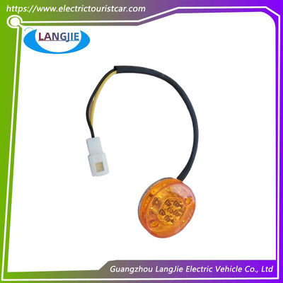 Lampu belakang LED, Lampu rem Bulat Marshell Oranye 12V Stop Lampu Indikator Golf Cart Aksesoris