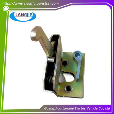 LVTONG Electric Sightseeing Car Gold Otomatis Pintu Kunci Blok Plat Bagian