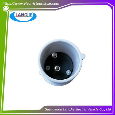 Buggy Golf Cart Charging Plug Y-20 013A-6 IP44 2P Untuk Marshell Golf Carts Dan Tour Bus
