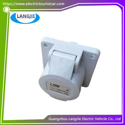 Marshell Electric Sightseeing Car 220V AC Power Connector Y-20 Untuk Club Golf Cart Parts