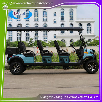 6 Orang Electric Golf Carts Mini Battery Operated Golf Buggy Keamanan Untuk Anak-anak