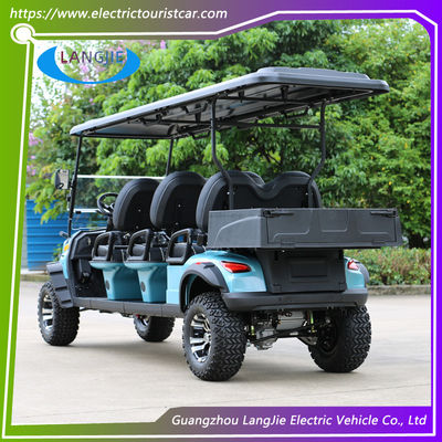 Mobil listrik 6 kursi 4 roda kuat mobil listrik Golf Buggy
