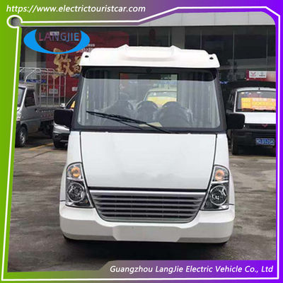 Pabrik 14 Kursi Electric Shuttle Vans Sightseeing Car Bus Mini Cina Untuk Hotel
