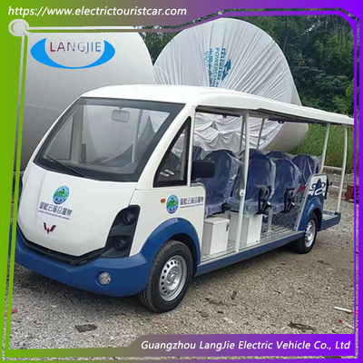 Multi-Purpose Electric Sightseeing Bus 14 Seater Club Car Gas Golf Cart Untuk Hotel