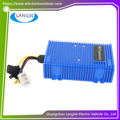 Voltage Golf Cart Step-Down Mengurangi 36V/48V menjadi 12V 350W 30A DC Converter dengan Dual Power Supply