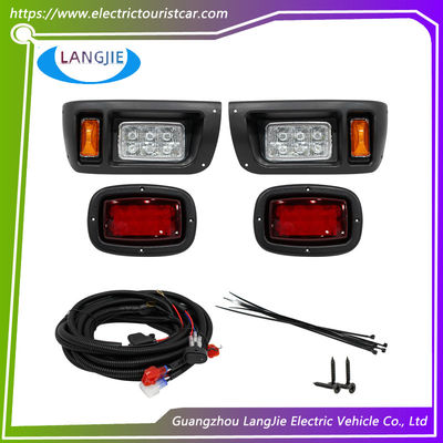Suku Cadang Mobil Golf Listrik 12V LED Light Kit Lampu Depan Dan Lampu Belakang Untuk Club Car DS 1993-Up #101988001