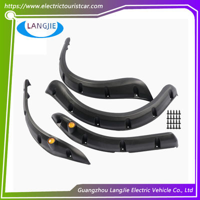 Golf Cart Front Rear Fender Flares Untuk EZGO RXV 2008-2015 Dengan Metal Hardware Set Of 4