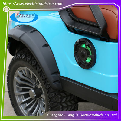 Baterai Dioperasikan 4 Roda Electric Golf Cart 48V Motor Suits Untuk Hotel